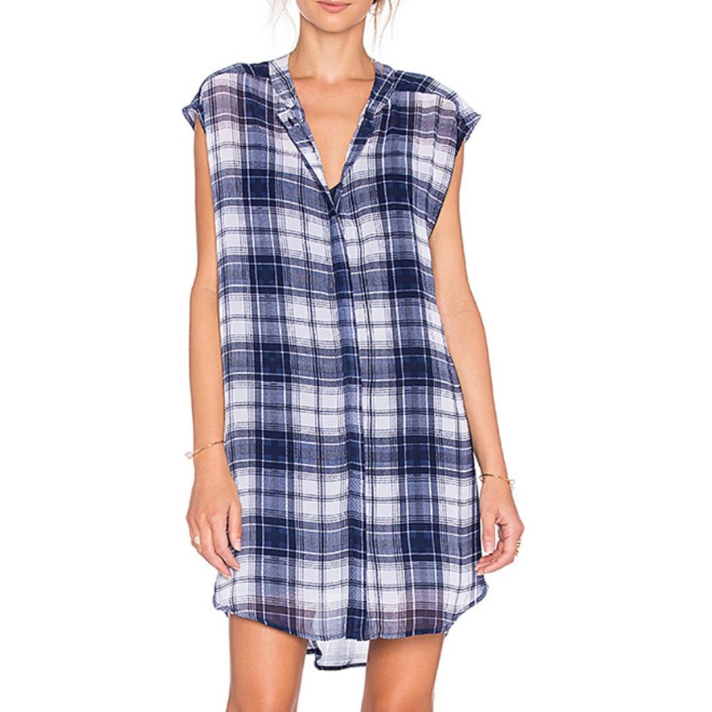 NEW! BB Dakota Plaid Shirtdress
